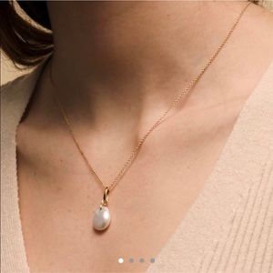 Mejuri Organic Pearl Necklace